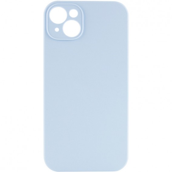 Чехол Silicone Case Full Camera Protective (AA) NO LOGO для Apple iPhone 15 (6.1"), Голубой / Sweet Blue