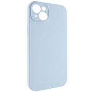 Чехол Silicone Case Full Camera Protective (AA) NO LOGO для Apple iPhone 15 (6.1"), Голубой / Sweet Blue