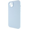 Чохол Silicone Case Full Camera Protective (AA) NO LOGO для Apple iPhone 15 (6.1"), Синій / Sweet Blue