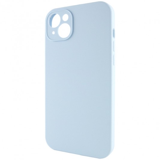 Чехол Silicone Case Full Camera Protective (AA) NO LOGO для Apple iPhone 15 (6.1"), Голубой / Sweet Blue - изображение 2