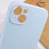 Чохол Silicone Case Full Camera Protective (AA) NO LOGO для Apple iPhone 15 (6.1"), Синій / Sweet Blue
