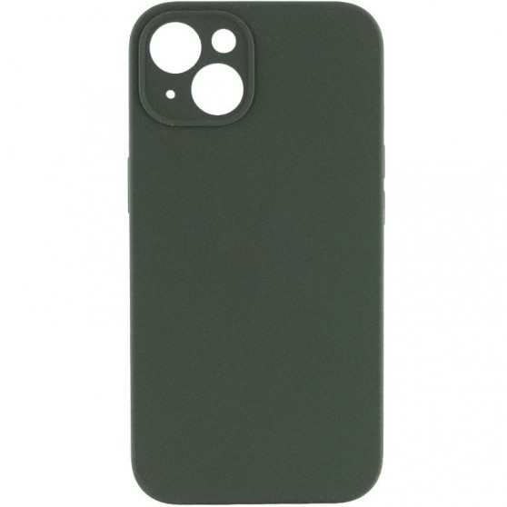 Чохол Silicone Case Full Camera Protective (AA) NO LOGO для Apple iPhone 15 (6.1"), Зелений / Cyprus Green