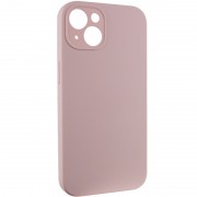 Чохол Silicone Case Full Camera Protective (AA) NO LOGO для Apple iPhone 15 (6.1"), Рожевий / Chalk Pink