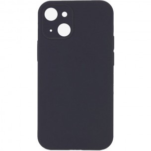 Чохол Silicone Case Full Camera Protective (AA) NO LOGO для Apple iPhone 15 (6.1"), Сірий / Dark Gray