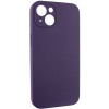 Чехол Silicone Case Full Camera Protective (AA) NO LOGO для Apple iPhone 15 (6.1"), Фиолетовый / Elderberry