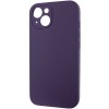 Чехол Silicone Case Full Camera Protective (AA) NO LOGO для Apple iPhone 15 (6.1"), Фиолетовый / Elderberry