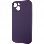 Чехол Silicone Case Full Camera Protective (AA) NO LOGO для Apple iPhone 15 (6.1"), Фиолетовый / Elderberry
