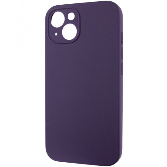 Чехол Silicone Case Full Camera Protective (AA) NO LOGO для Apple iPhone 15 (6.1"), Фиолетовый / Elderberry - изображение 2