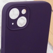 Чехол Silicone Case Full Camera Protective (AA) NO LOGO для Apple iPhone 15 (6.1"), Фиолетовый / Elderberry