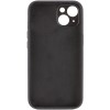 Чохол Silicone Case Full Camera Protective (AA) NO LOGO для Apple iPhone 15 (6.1"), Чорний / Black