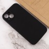 Чохол Silicone Case Full Camera Protective (AA) NO LOGO для Apple iPhone 15 (6.1"), Чорний / Black