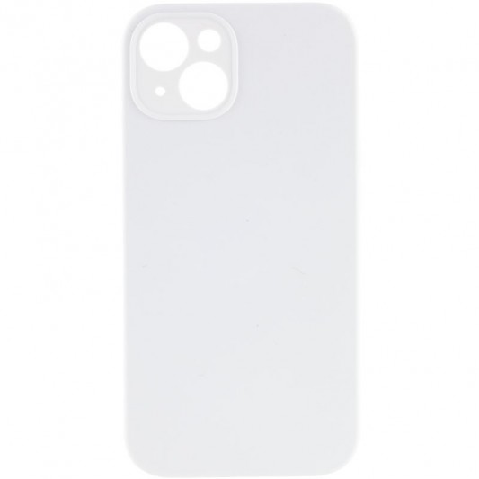 Чехол Silicone Case Full Camera Protective (AA) NO LOGO для Apple iPhone 15 Plus (6.7"), Белый / White