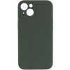 Чехол Silicone Case Full Camera Protective (AA) NO LOGO для Apple iPhone 15 Plus (6.7"), Зеленый / Cyprus Green