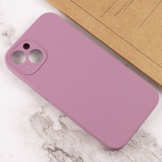 Чохол Silicone Case Full Camera Protective (AA) NO LOGO для Apple iPhone 15 Plus (6.7") Ліловий / Lilac Pride