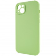 Чехол Silicone Case Full Camera Protective (AA) NO LOGO для Apple iPhone 15 Plus (6.7"), Мятный / Mint