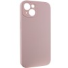 Чехол Silicone Case Full Camera Protective (AA) NO LOGO для Apple iPhone 15 Plus (6.7 дюйма) Розовый / Chalk Pink