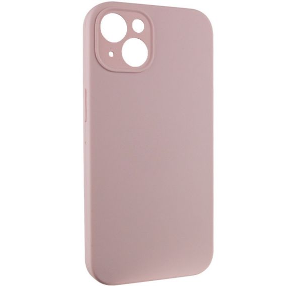 Чехол Silicone Case Full Camera Protective (AA) NO LOGO для Apple iPhone 15 Plus (6.7"), Розовый / Chalk Pink