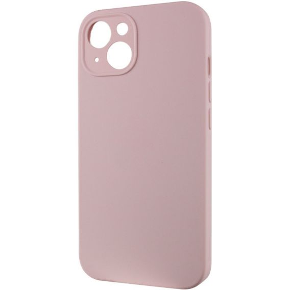 Чехол Silicone Case Full Camera Protective (AA) NO LOGO для Apple iPhone 15 Plus (6.7"), Розовый / Chalk Pink