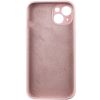 Чехол Silicone Case Full Camera Protective (AA) NO LOGO для Apple iPhone 15 Plus (6.7"), Розовый / Chalk Pink