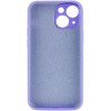 Чехол Silicone Case Full Camera Protective (AA) NO LOGO для Apple iPhone 15 Plus (6.7 дюйма) Сиреневый / Dasheen