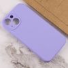Чехол Silicone Case Full Camera Protective (AA) NO LOGO для Apple iPhone 15 Plus (6.7"), Сиреневый / Dasheen