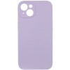 Чехол Silicone Case Full Camera Protective (AA) NO LOGO для Apple iPhone 15 Plus (6.7 дюйма) Сиреневый / Lilac