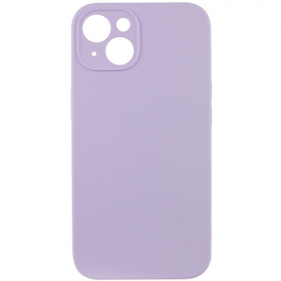 Чехол Silicone Case Full Camera Protective (AA) NO LOGO для Apple iPhone 15 Plus (6.7 дюйма) Сиреневый / Lilac