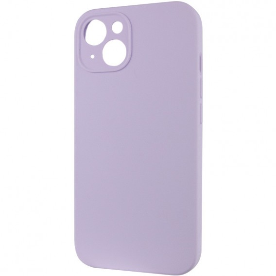 Чехол Silicone Case Full Camera Protective (AA) NO LOGO для Apple iPhone 15 Plus (6.7 дюйма) Сиреневый / Lilac