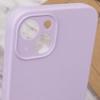 Чехол Silicone Case Full Camera Protective (AA) NO LOGO для Apple iPhone 15 Plus (6.7 дюйма) Сиреневый / Lilac