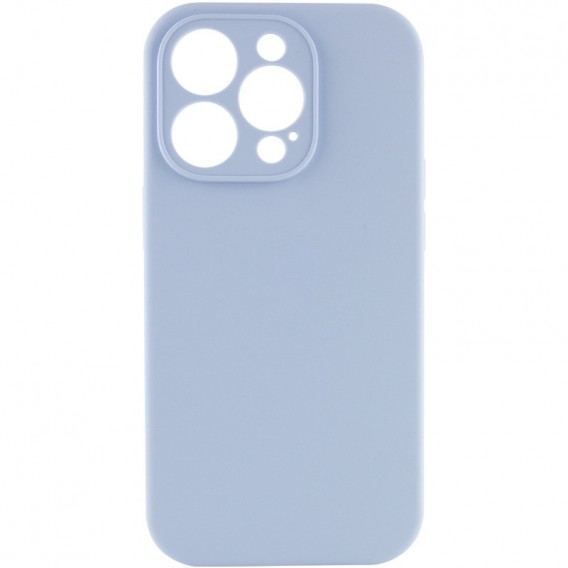 Чохол Silicone Case Full Camera Protective (AA) NO LOGO для Apple iPhone 15 Pro (6.1"), Синій / Lilac Blue