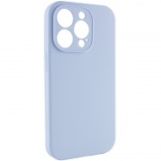 Чохол Silicone Case Full Camera Protective (AA) NO LOGO для Apple iPhone 15 Pro (6.1"), Синій / Lilac Blue