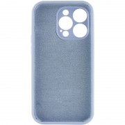 Чохол Silicone Case Full Camera Protective (AA) NO LOGO для Apple iPhone 15 Pro (6.1"), Синій / Lilac Blue