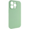 Чехол Silicone Case Full Camera Protective (AA) NO LOGO для Apple iPhone 15 Pro (6.1"), Зеленый / Pistachio