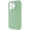 Чехол Silicone Case Full Camera Protective (AA) NO LOGO для Apple iPhone 15 Pro (6.1"), Зеленый / Pistachio