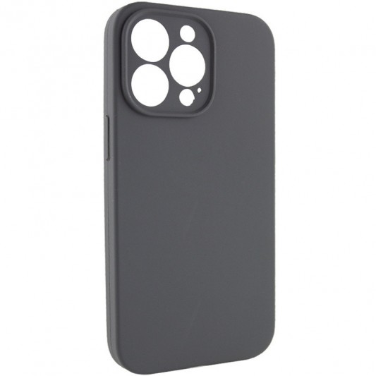 Чохол Silicone Case Full Camera Protective (AA) NO LOGO для Apple iPhone 15 Pro (6.1"), Сірий / Dark Gray - зображення 1 