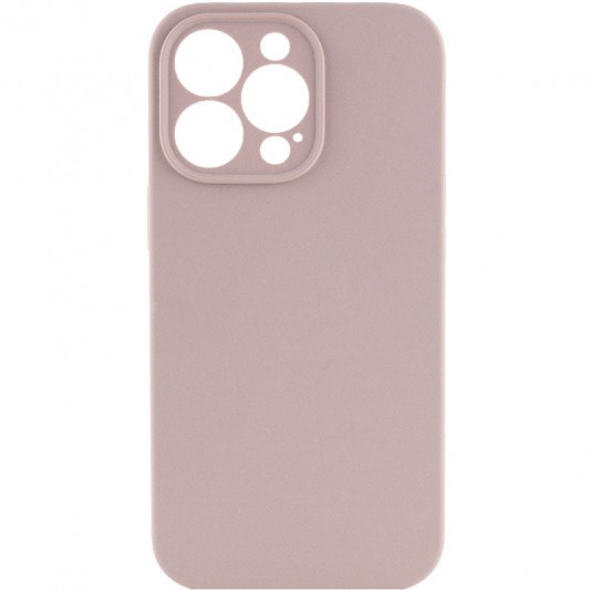 Чохол Silicone Case Full Camera Protective (AA) NO LOGO для Apple iPhone 15 Pro (6.1"), Сірий / Lavender