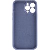 Чохол Silicone Case Full Camera Protective (AA) NO LOGO для Apple iPhone 15 Pro (6.1"), Сірий / Lavender Gray