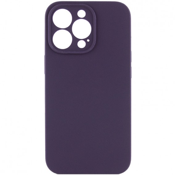 Чохол Silicone Case Full Camera Protective (AA) NO LOGO для Apple iPhone 15 Pro (6.1"), Фіолетовий / Elderberry