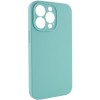 Чохол Silicone Case Full Camera Protective (AA) NO LOGO для Apple iPhone 15 Pro Max (6.7"), Бірюзовий / Marine Green