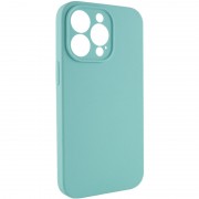 Чехол Silicone Case Full Camera Protective (AA) NO LOGO для Apple iPhone 15 Pro Max (6.7"), Бирюзовый / Marine Green