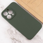 Чохол Silicone Case Full Camera Protective (AA) NO LOGO для Apple iPhone 15 Pro Max (6.7"), Зелений / Cyprus Green