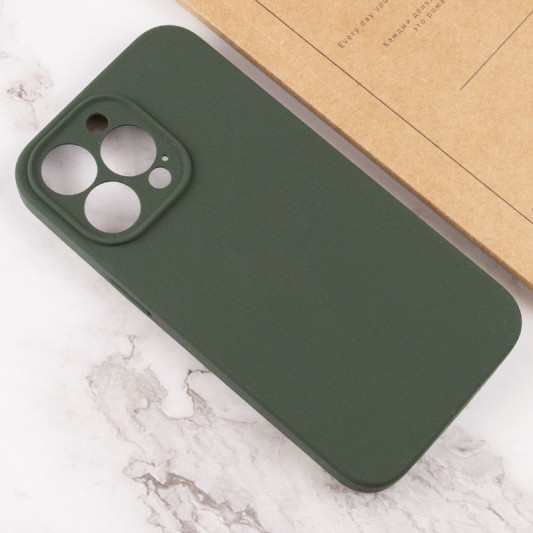 Чохол Silicone Case Full Camera Protective (AA) NO LOGO для Apple iPhone 15 Pro Max (6.7"), Зелений / Cyprus Green - зображення 2 