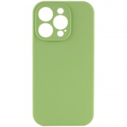 Чехол Silicone Case Full Camera Protective (AA) NO LOGO для Apple iPhone 15 Pro Max (6.7"), Мятный / Mint