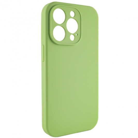 Чохол Silicone Case Full Camera Protective (AA) NO LOGO для Apple iPhone 15 Pro Max (6.7"), М'ятний / Mint - зображення 1 