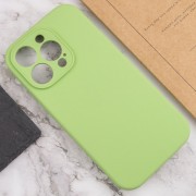 Чохол Silicone Case Full Camera Protective (AA) NO LOGO для Apple iPhone 15 Pro Max (6.7"), М'ятний / Mint