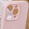 Чохол Silicone Case Full Camera Protective (AA) NO LOGO для Apple iPhone 15 Pro Max (6.7") Рожевий / Chalk Pink