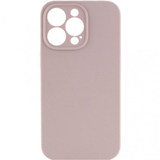 Чохол Silicone Case Full Camera Protective (AA) NO LOGO для Apple iPhone 15 Pro Max (6.7"), Сірий / Lavender
