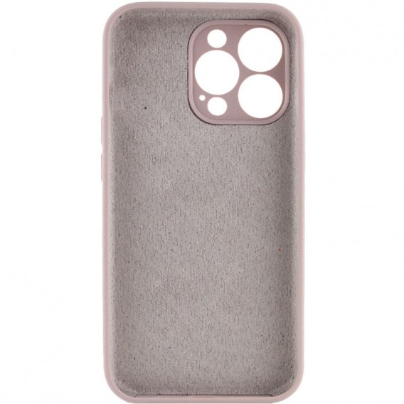 Чохол Silicone Case Full Camera Protective (AA) NO LOGO для Apple iPhone 15 Pro Max (6.7"), Сірий / Lavender