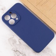 Чехол Silicone Case Full Camera Protective (AA) NO LOGO для Apple iPhone 15 Pro Max (6.7"), Синий / Deep navy
