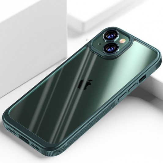 Чохол TPU+PC Pulse для Apple iPhone 14 Plus (6.7") Dark Olive - зображення 1 